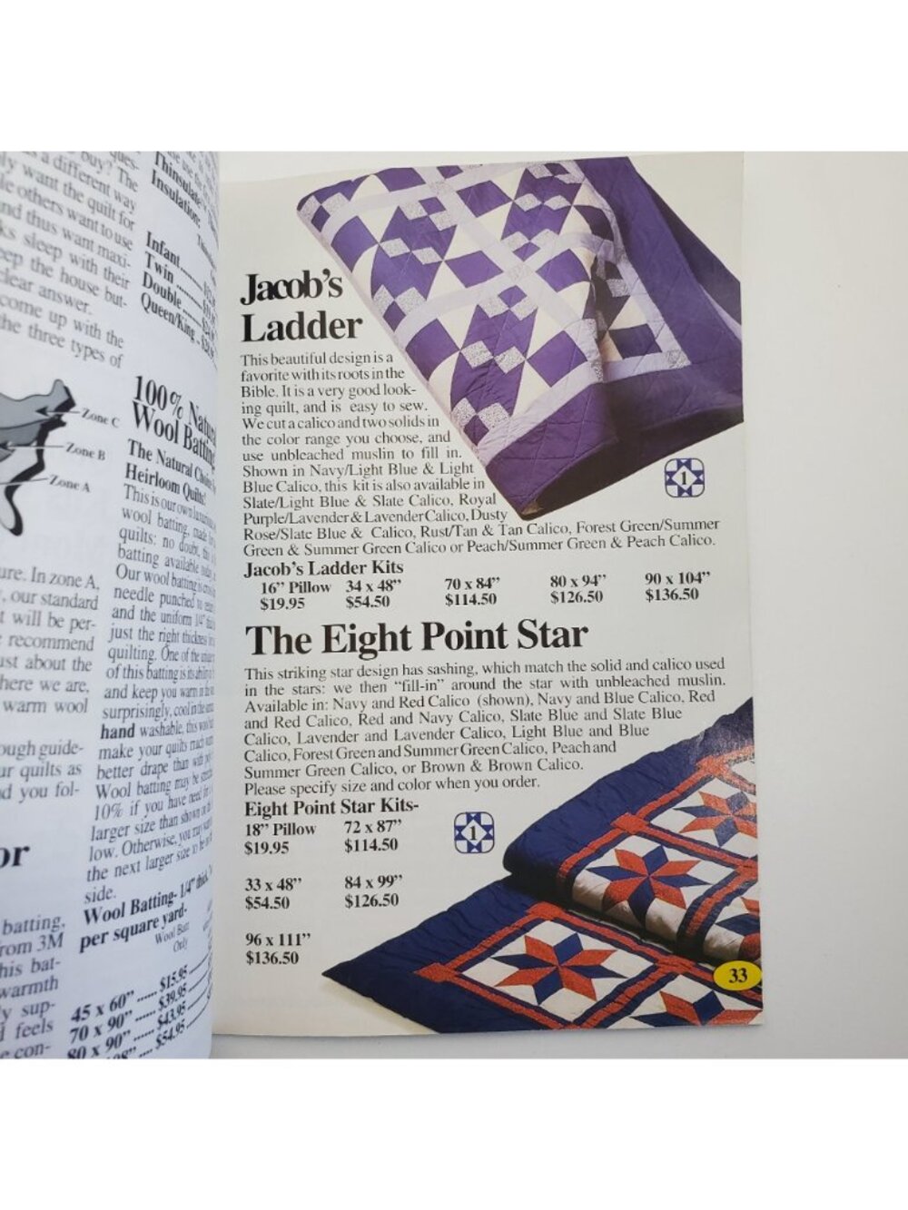 Hearthside Quilts Catalog Issue 19 Double Wedding Ring Vintage 1990s - Picture 9 of 13